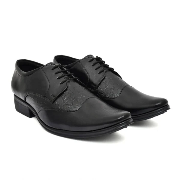 Generic Men's Faux Leather Formal Shoes (Black)