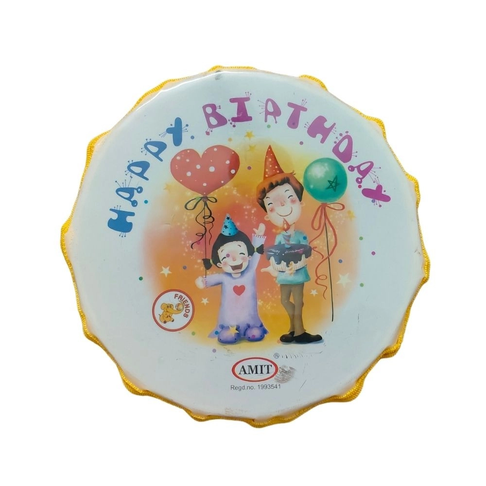 Happy BirthDay Theme Printed Musical Dhol | Plastic Toys| 6+ Months - Image 4