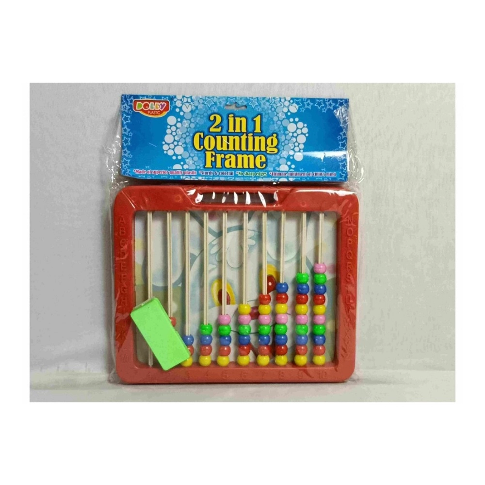 2 in 1 Counting Frame | Plastic | Educational Toys | 3+ Years - Image 3