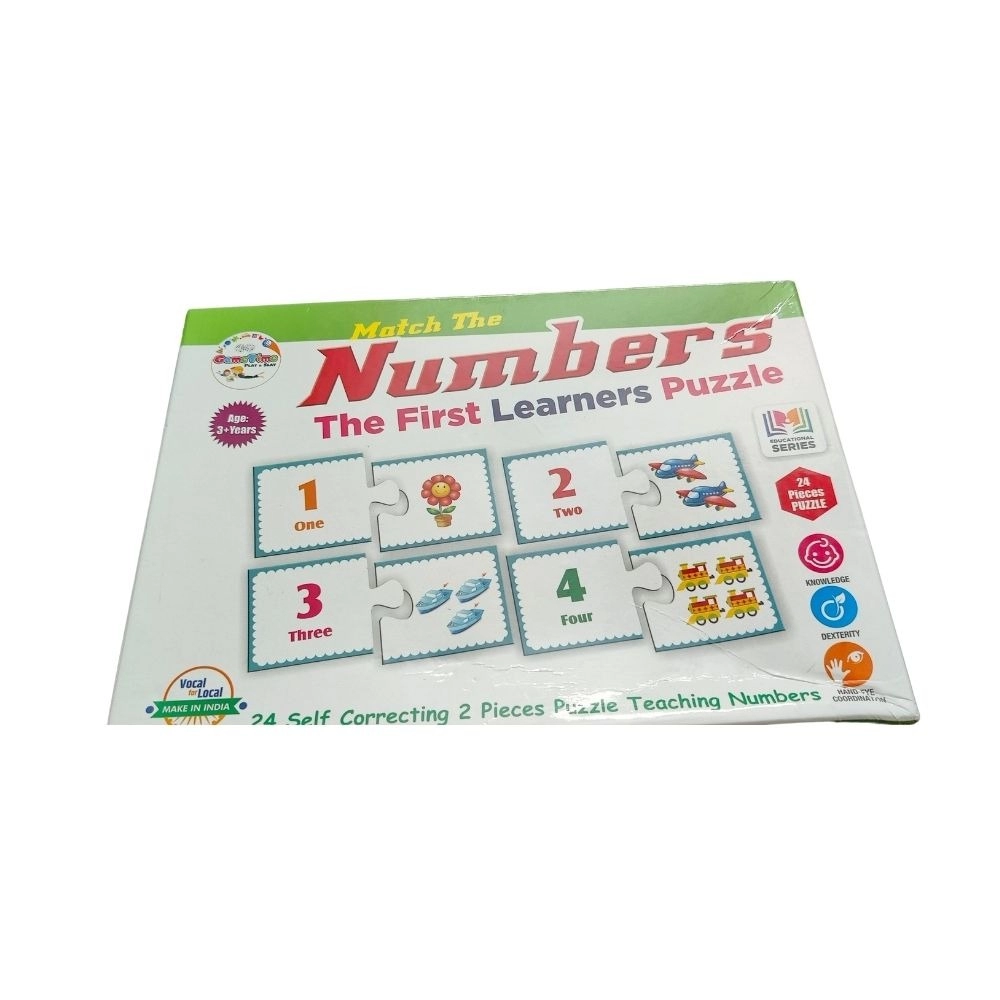 Number Puzzle | Cardboard | Educational Toys| 3+ Years - Image 4