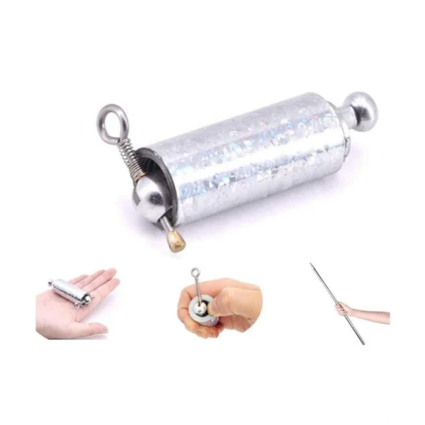 Generic Metal Rod Magic Stick Silver Appearing Cane Metal Steel Stick (Silver)