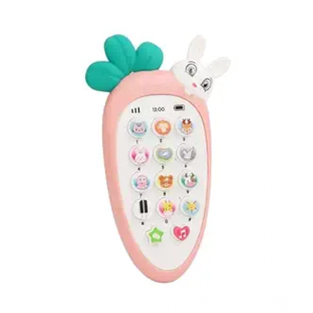 Generic Plastic Rabit Mobile Phone Toy For Kids With Music And Light Early Educational Smart Phone (Multicolor ) - Image 2