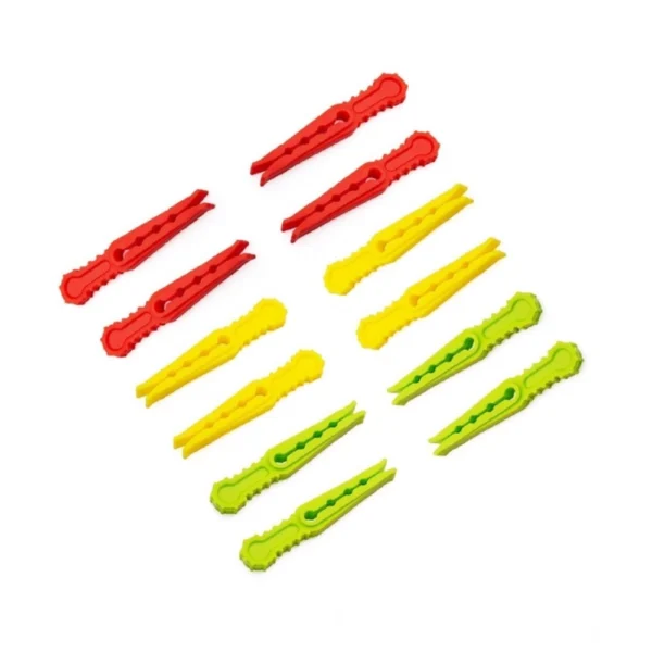 Generic Pack of 4_Cloth Hanger Clips 36Pcs set – Multi-Purpose Clothes Pegs (Color: Assorted )