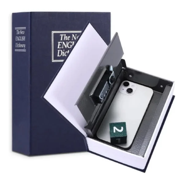 Generic Secret Book Safe with Number Locker (Blue)