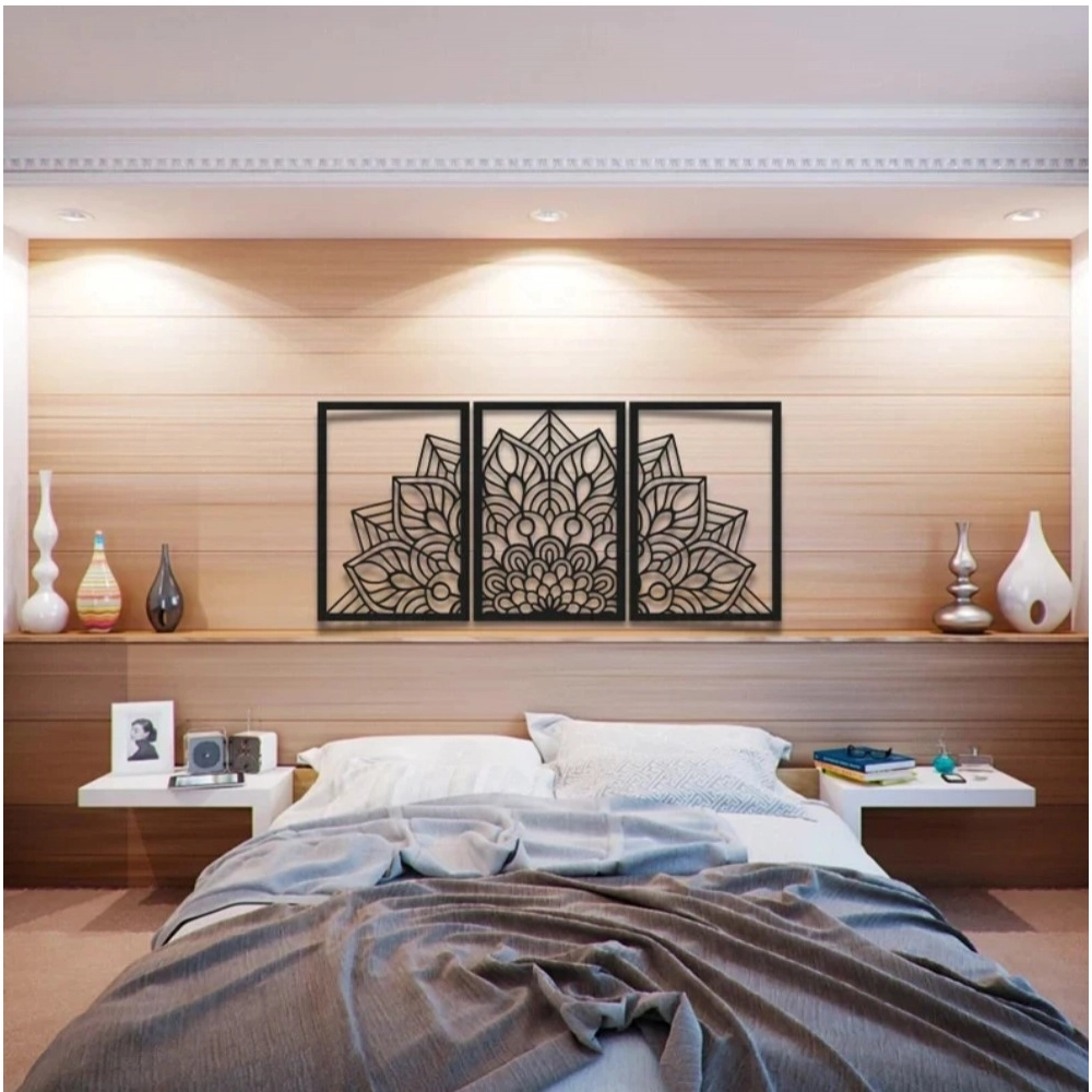Generic Zen Mandala Wooden Wall Decor - Image 2