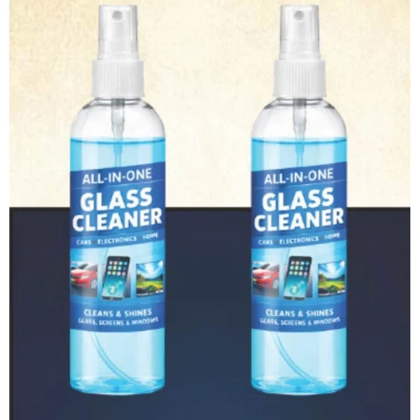 Generic Pack of 2 All-in-One Glass Cleaner Spray Bottles 100 ML