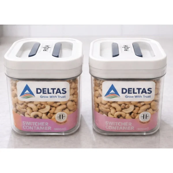 Generic Pack of 2 Switchers Airtight Storage Container Set 500 ML (White)
