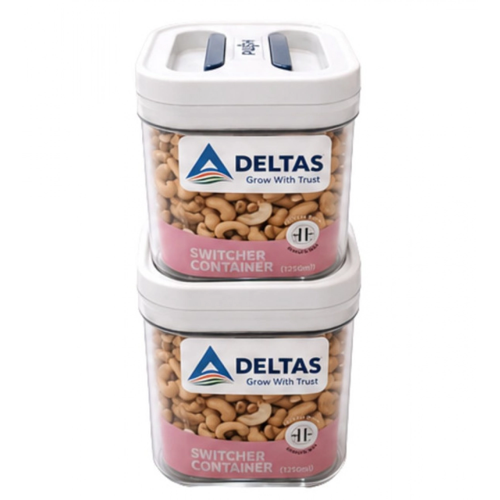 Generic Pack of 2 Switchers Airtight Storage Container Set 1250 ML (White) - Image 2