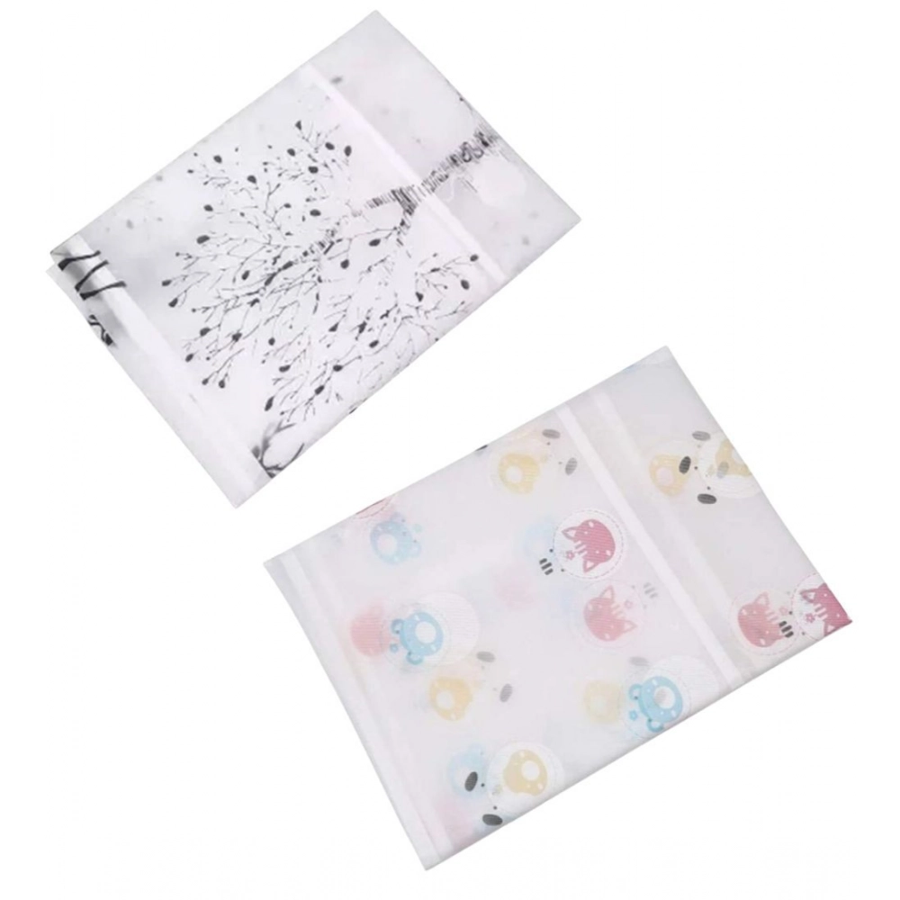 Generic Refrigerator & Microwave Oven Cover – Dustproof, Waterproof, and Heat-Resistant Protective Organizer (Color: Assorted )
